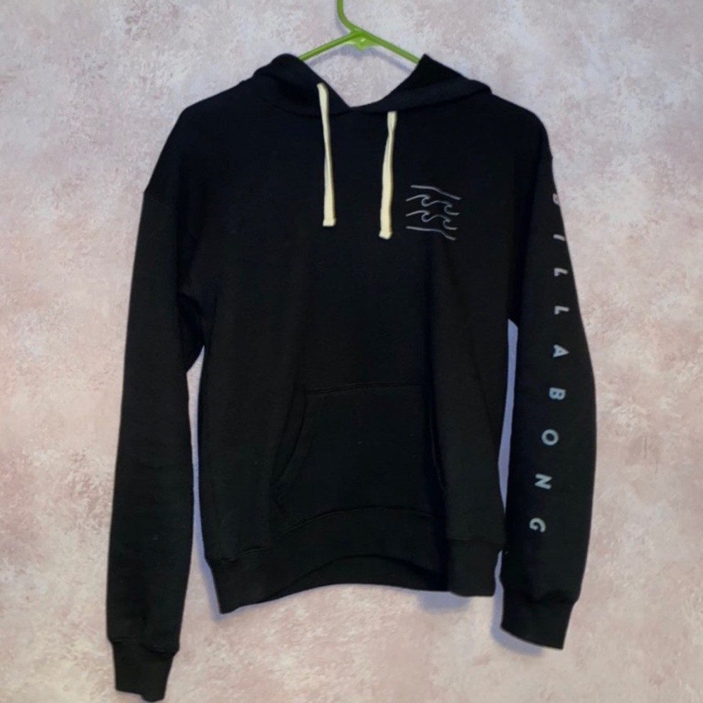 Billabong black hoodie. Size XS